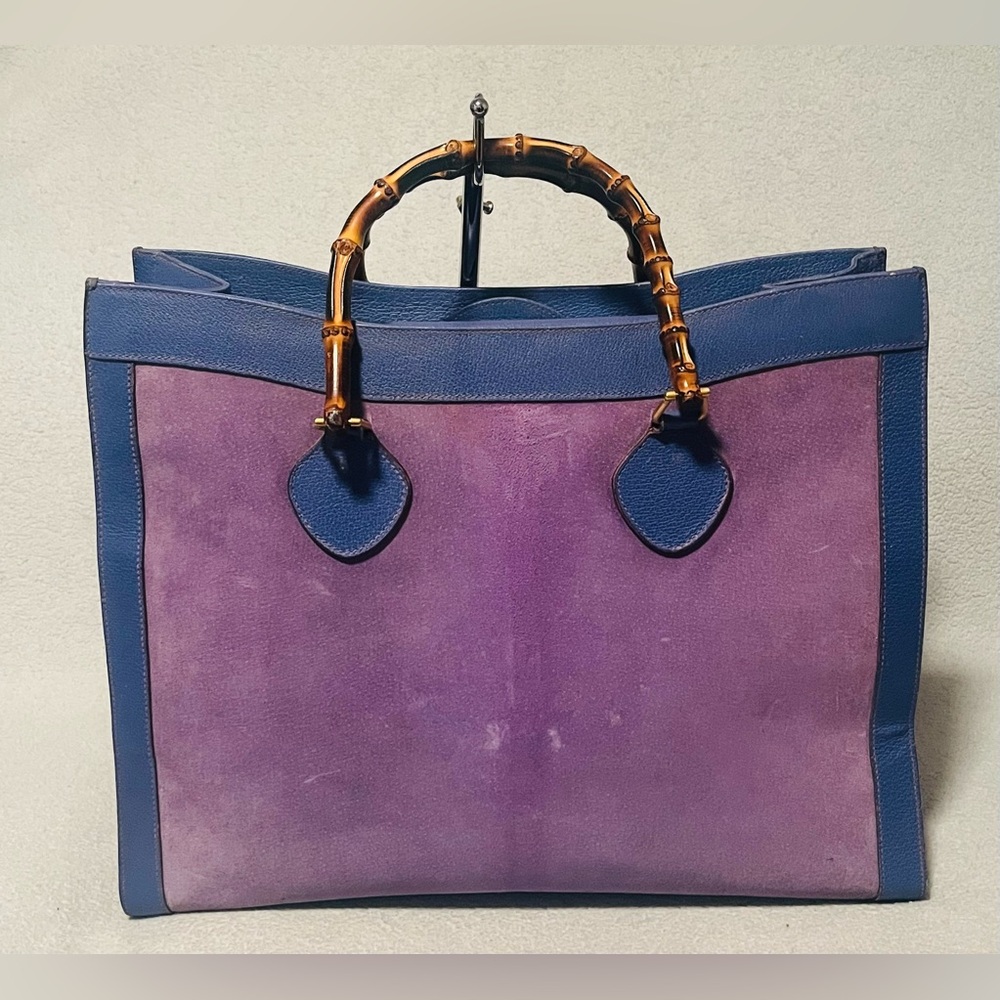 Gucci Diana Suede/Leather Handbag - Picture 3 of 14